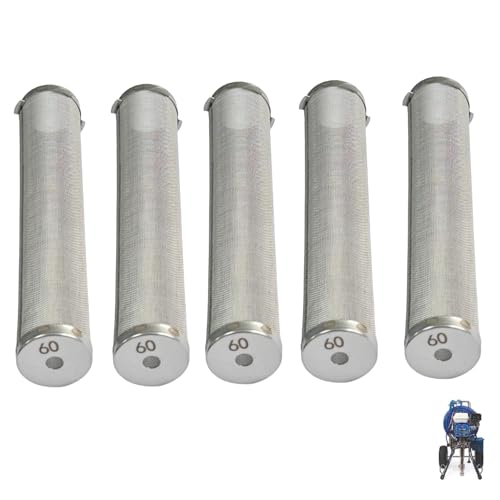 5 Packs 167025 224459 238438 60 Mesh Manifold Filter for Graco 167025/224459 /238438 60 Mesh 5Pcs