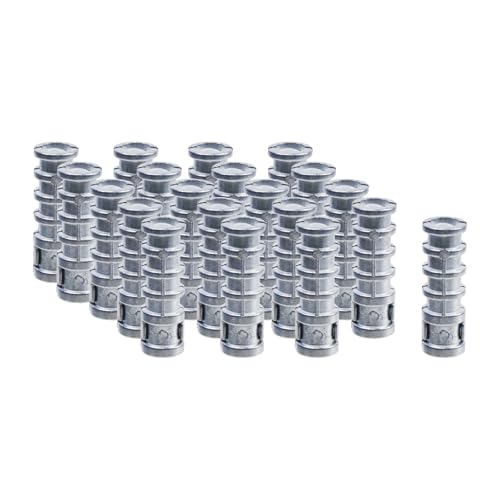 20pcs 3/8*1-3/4 Zinc Alloy Lag Shield Anchors for Deck Building Heavy-Duty Lag Shields Plated Lag Bolts Expansion Anchors for Concrete