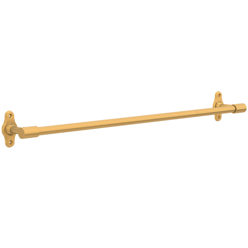 Franklin Brass Calloway (1-Pack) 18'' Towel Rack w/ 6" Extender for Bathroom Satin Gold Towel Bar for Bathroom Wall Mounted Towel Holder Rod CLWY26-SG