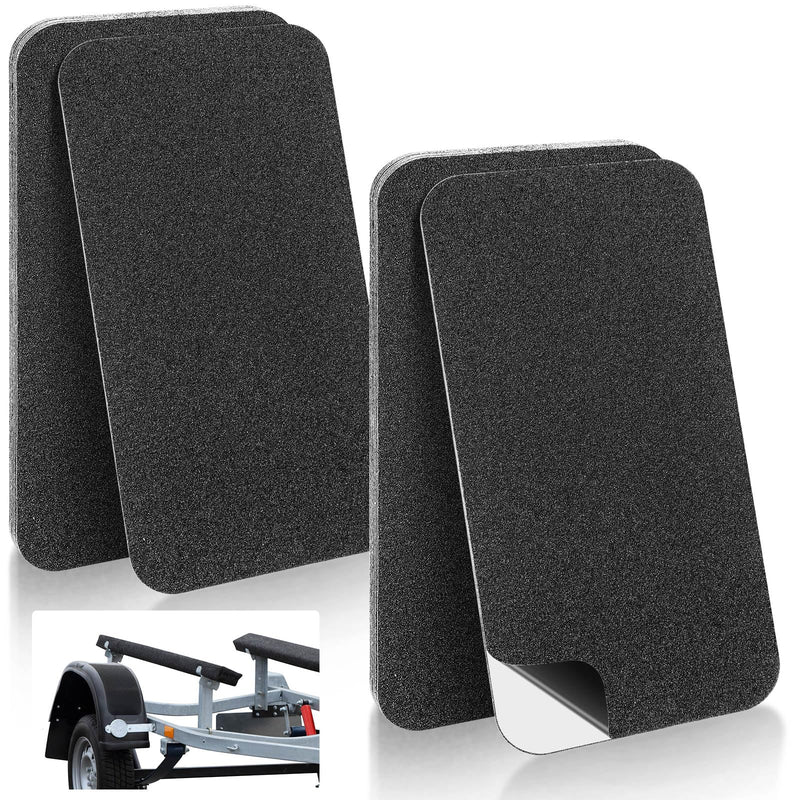 12 Pcs Marine Flooring for Boats Non Slip Pads 6 x 12inch Boat Trailer Steps Adhesive Traction Pads Anti-Slip Pre-Cut Traction Grip Tape Ship Flooring Tools Accessories