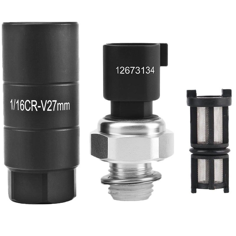 PS690 Oil Pressure Sensor With Socket For 2009-2020 Chevy Silverado 1500 2500 3500 4500 Tahoe Suburban Express Cruze Avalanche Caprice SS, GMC Savana Sierra Yukon Canyon, Cadillac CTS Escalade ESV EXT