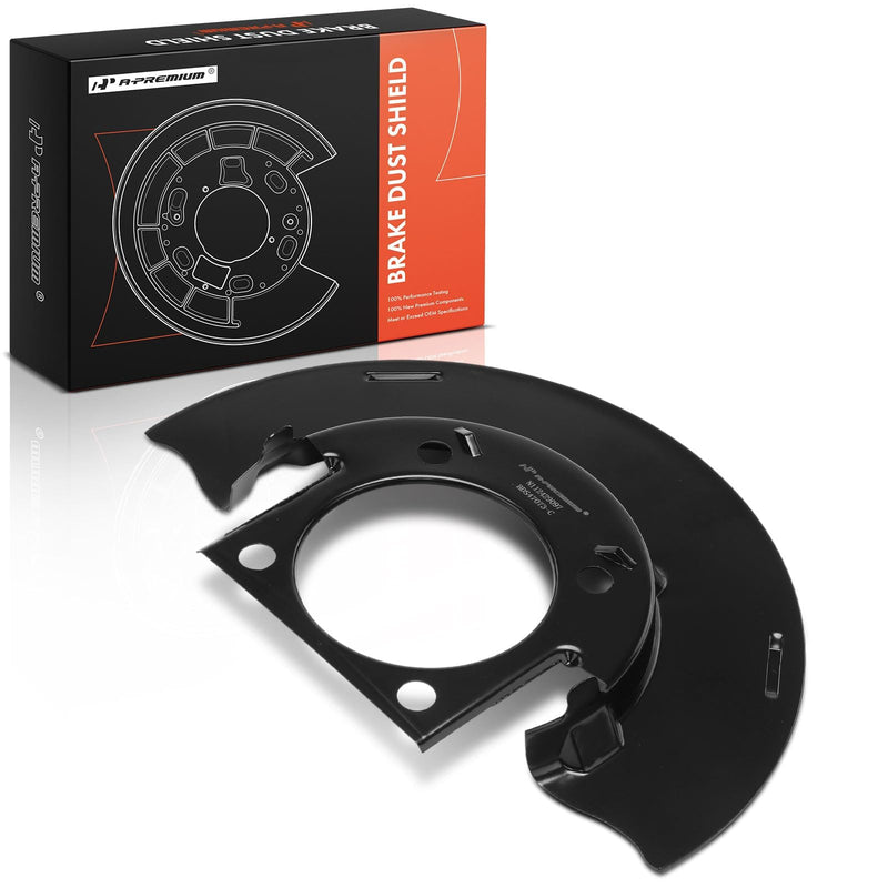 A-Premium Front Side Brake Dust Shield Compatible with Chevy, GMC and Hummer Models - Silverado/Sierra 1500 2500 3500 HD Classic, Yukon XL/Suburban/Avalanche 2500, Express/Savana 2500 3500 4500