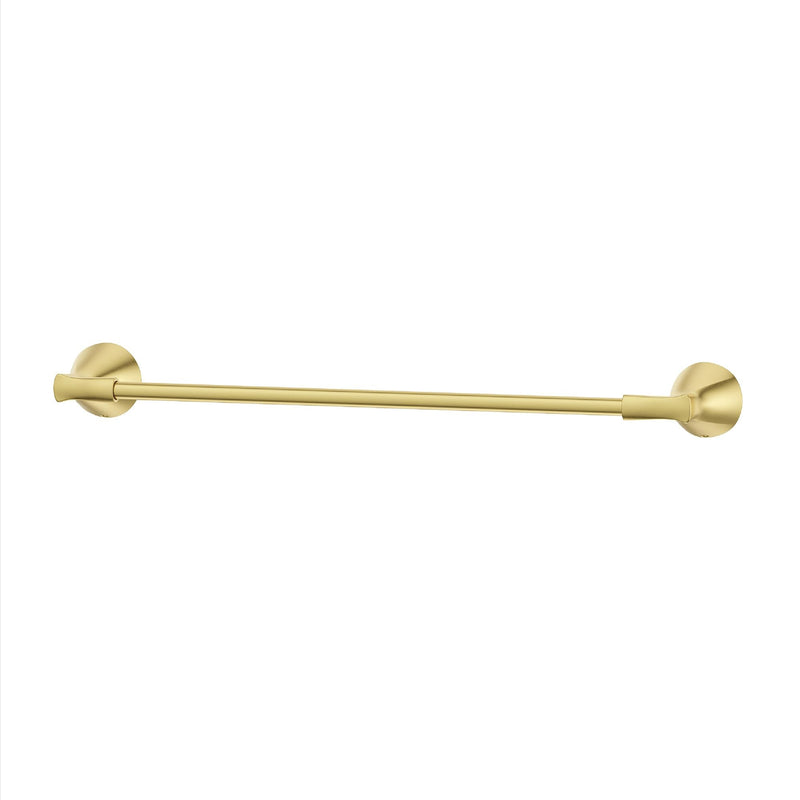 Pfister Willa Bath Towel Bar for Bathroom, 24-Inch, Wall-Mounted, Screw-in, Polished Chrome Finish, BTBWLL2C Brushed Gold 1 Pack Towel Bar 18"