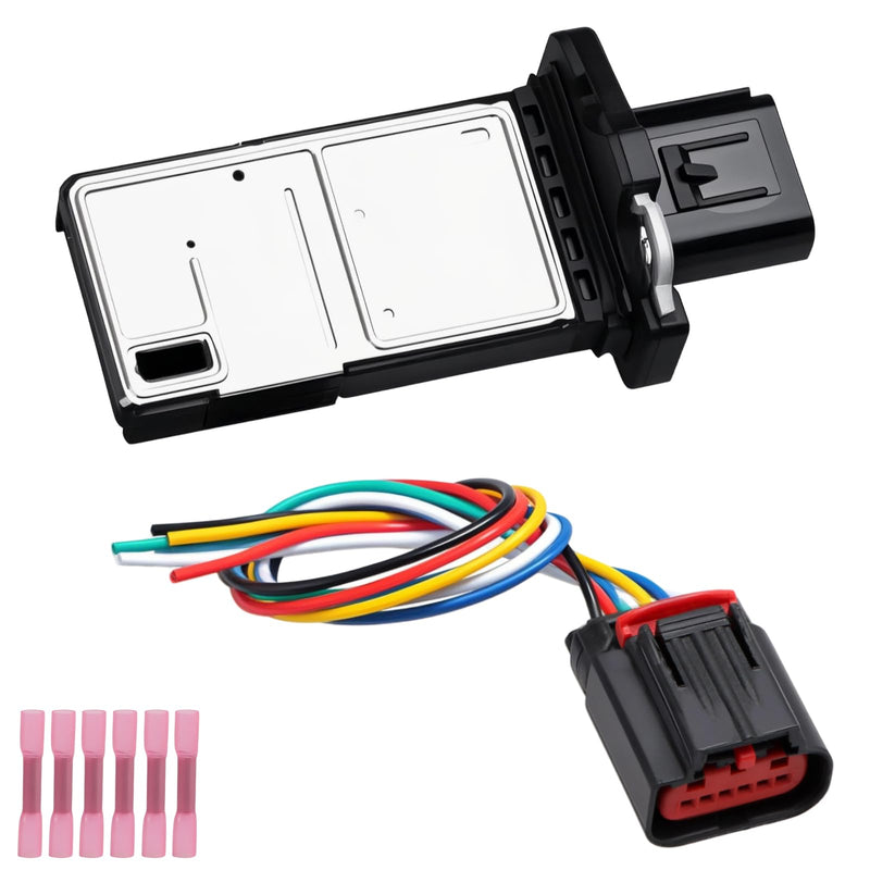 Mass Air Flow Sensor MAF Sensor with Connector Wire Harness Compatible with Ford E-250 E-350 F-150 F-250 Edge Mustang Ranger Lincoln Mercury Milan Mountaineer Replace # 3L3A-12B579-BA