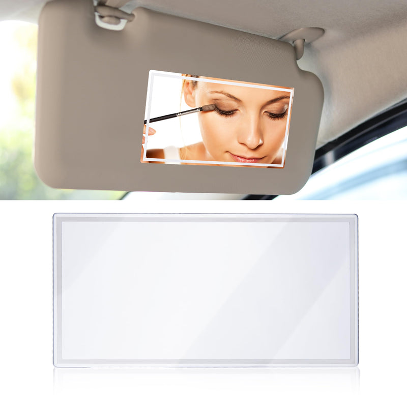 Car Sun Visor Mirror, HD 5.91"×3.15" Portable Car Vanity Mirror, Seatback Self-Adhesive Makeup Mirrors, Shatter-proof Cosmetic Accessories for Automotive Truck SUV Vehicle 1 PCS