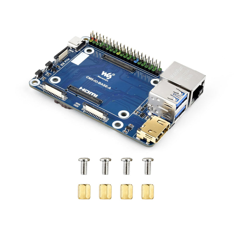 Waveshare CM5 Mini Base Board (A) Designed, Compatible with Raspberry Pi Compute Module 5