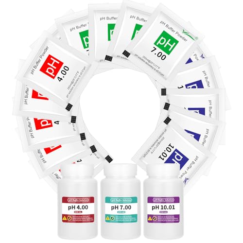 15 Pack pH 4.00/7.00/10.01 Calibration Buffer Powder Kit pH 7.00/4.00/10.01