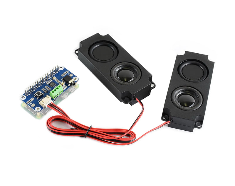 WM8960 Audio HAT Compatible with Raspberry Pi 5/4B/3B+/3B/Pi Zero/Zero W/Pi Zero 2W/Zero 2WH/Pico W/Pico 2W, WM8960 Hi-Fi Sound Card HAT, Stereo CODEC, Hi-Fi Play/Record, Come with 8Ω 5W Speaker