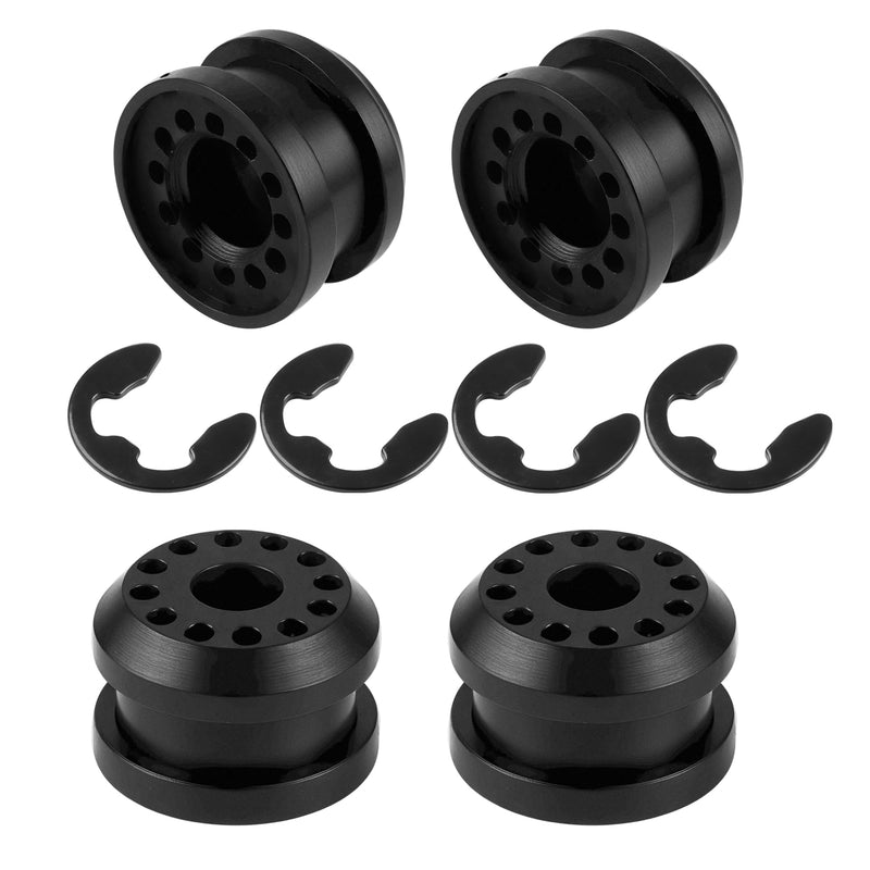 4-Pack Transfer Case Shifter Linkage Control Lever Bushing Grommet with E-Clips for Dodge Ram 1500 2500 3500 4x4 2002-2010 - Shifter Linkage Bushing Replacement for OEM 68078974AA and 68078975AA 4