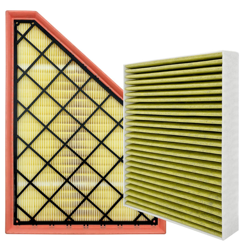 Cabin and Engine Air Filter Fits for Traverse 2018-2025, Blazer 2019-2025, Acadia 2017-2025, Enclave 2018-2025, XT5 2017-2025, XT6 2020-2025, Fits 23321606, CA12166, CF11966 CF11966 & CA12166