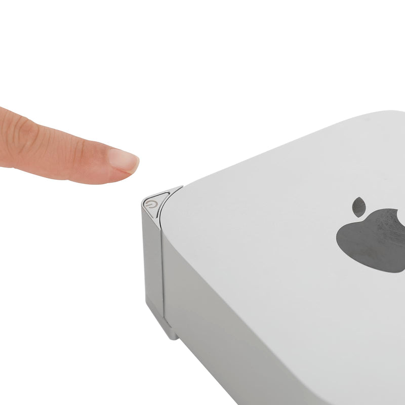Easy Power Button Base for Mac mini M4 Stand Aluminum Desktop Dock Mac mini M4 Accessories