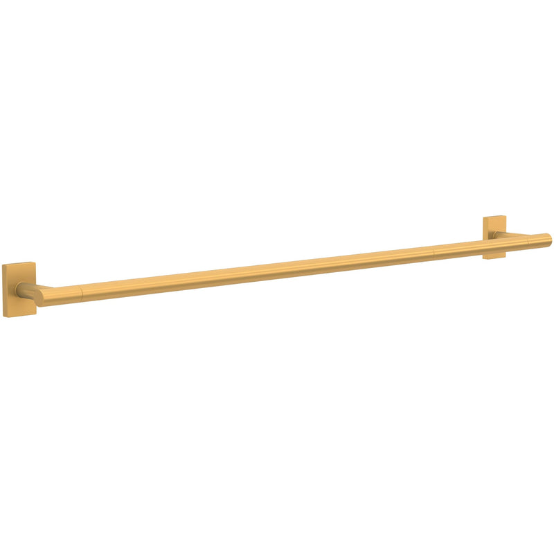 Franklin Brass Hartwell (1-Pack) 18'' Towel Rack w/ 6" Extender for Bathroom Satin Gold Towel Bar for Bathroom Wall Mounted Towel Holder Rod HRT26-SG