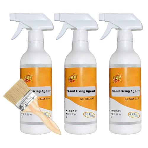 Sand Fixing Agent Spray, Powerful Sand Curing Spray for Wall & Floor (3) 3