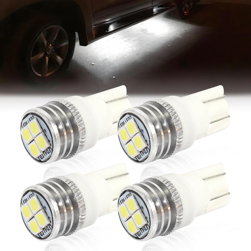 New 4 PCS LED Running Board Lights Compatible with 1st & 2nd Gen Le-xus GX470 & GX 460 (J120 J150) 2002-up, [IP67 Waterproof] [Can-bus Design] LED Courtesy Light White Lights