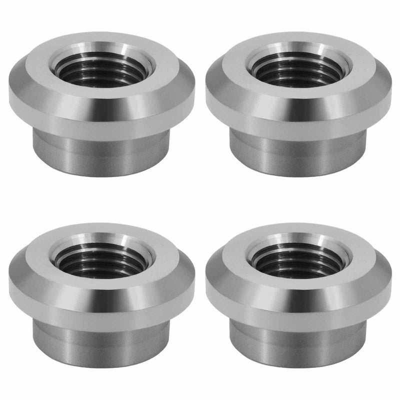 Aluminum 1/4" NPT Female Weld on Bung Weldable Fitting 4PCS 1/4NPT