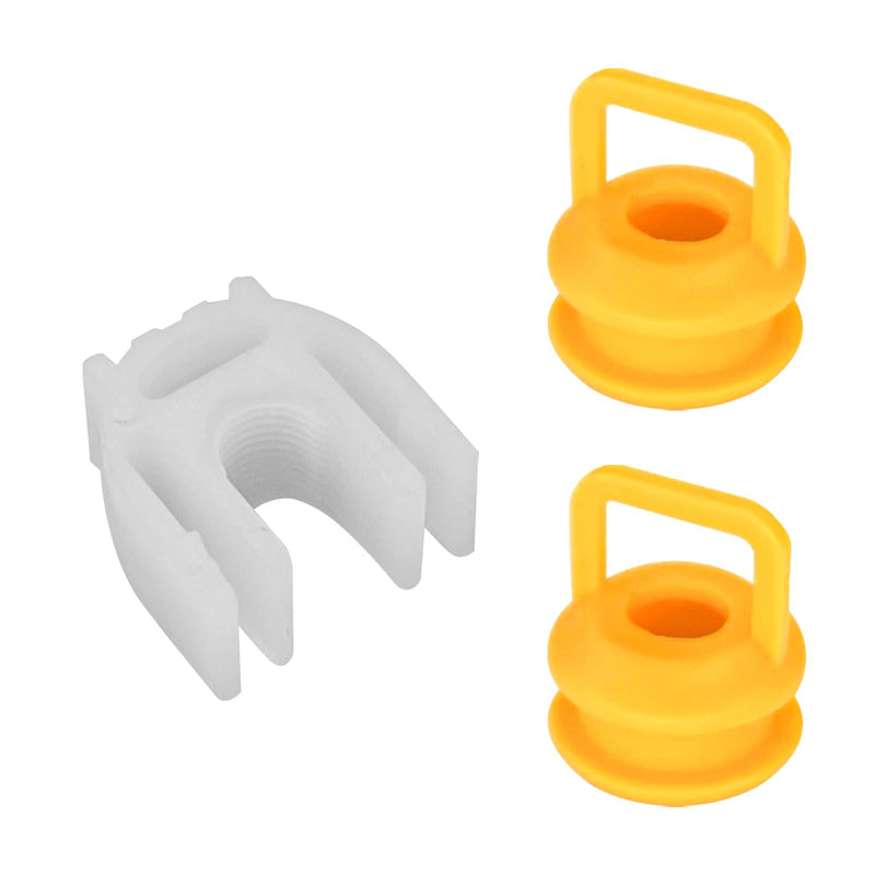 Transmission Shifter linkage Cable Bushing Repair Kit, 14104 15276979 52855956AG Shifter Cable Bushing Clamp for Chevy Silverado 1500 2500 3500 JEEP RAM Dodge 2004-2020 Buick Cadillac GMC Yellow