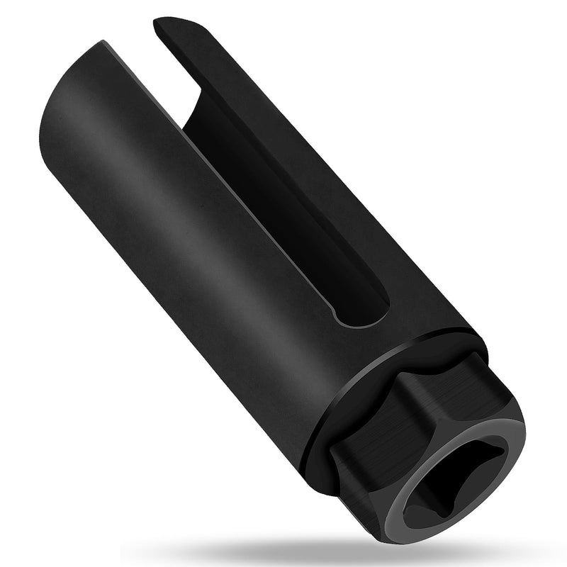 Oxygen Sensor Socket 22mm 7/8 in, 1/2 in Drive O2 Sensor Removal Tool, Heavy-Duty Chrome Vanadium Steel with Side Wire Cutout, Ideal for Car Exhaust System, Durable & Easy to Use
