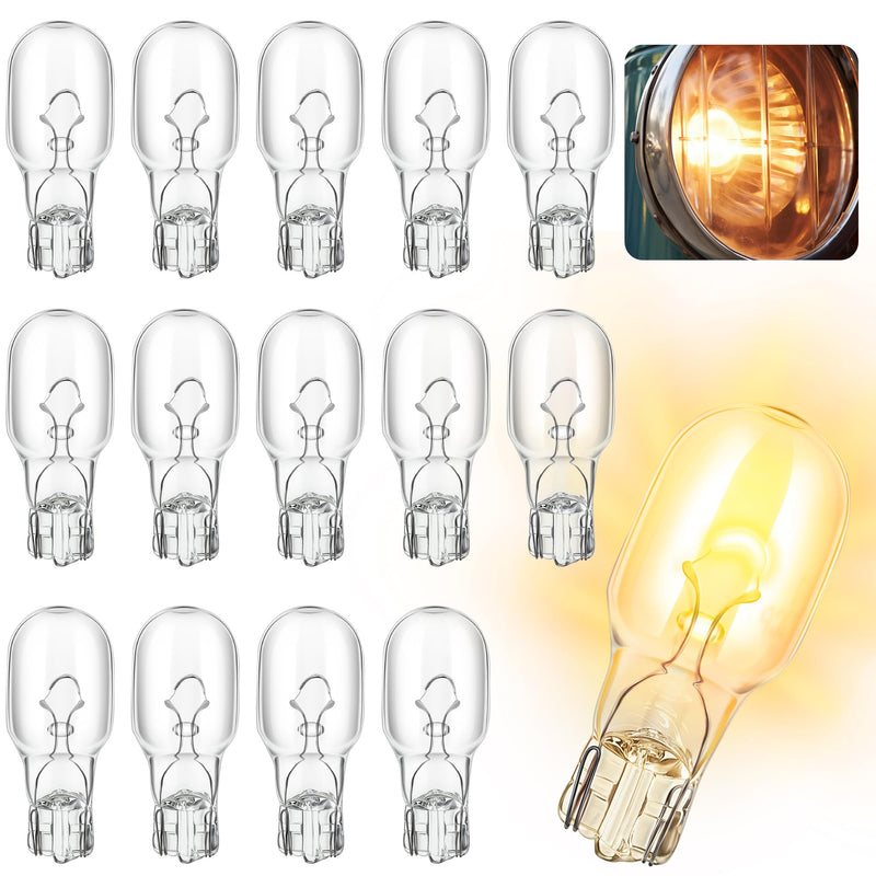15 Pcs 912 Bulbs Compatible with 54766, 912 Auto/RV/Marine Replacement Interior Light Bulb, License Plate Side Marker Automotive Interior Dashboard Dome Light Replacement,12V and 8.9 W