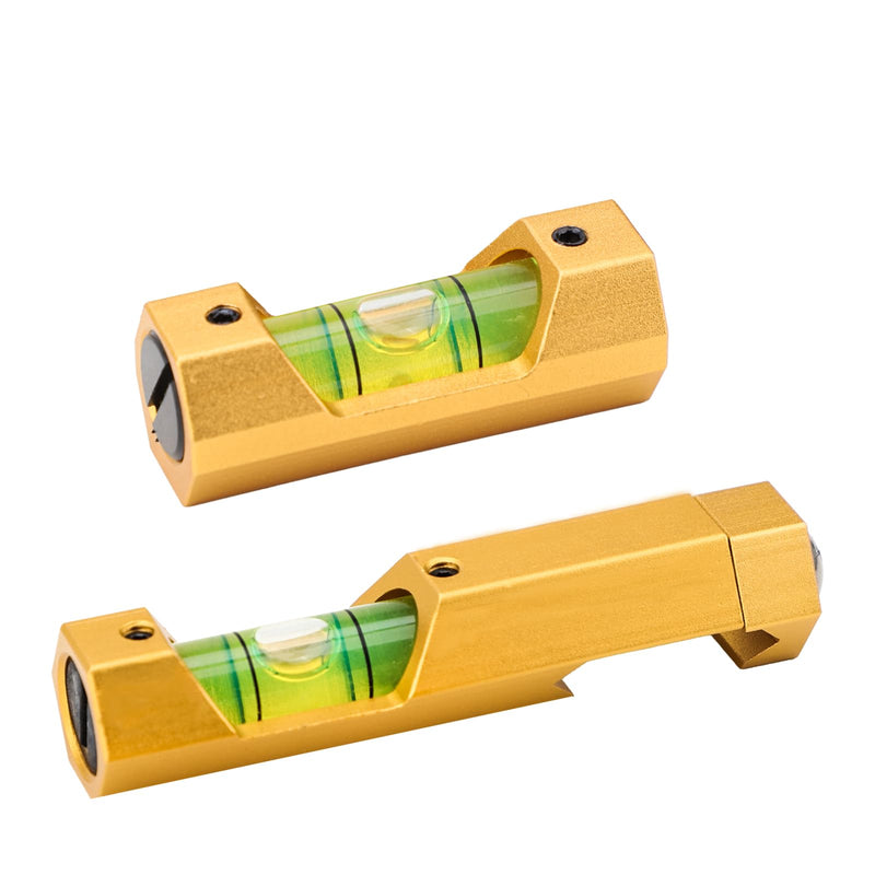 Scope Bubble Level Picatinny Level Scope Leveling Kit Professional Design High Precision (Gold) Gold