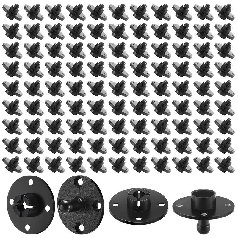 Moxweyeni 100 Pcs Fasteners for Panels Mounting Clips Ship Panel Fasteners on Boats, Rvs, Ship, Wall Panelsand Access Upholstery Clips, Weight Capacity 15lb