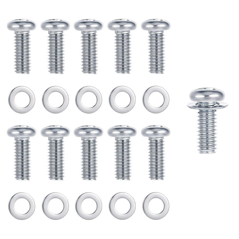 10 PCS M4 X 10mm Screws with 10 Washers Monitor Arm Mount Screws Computer Monitor Mounting Screw TV Wall Screw tv Mount for Back of Grouphead Screen Stand Phillips Head for Wall Arm
