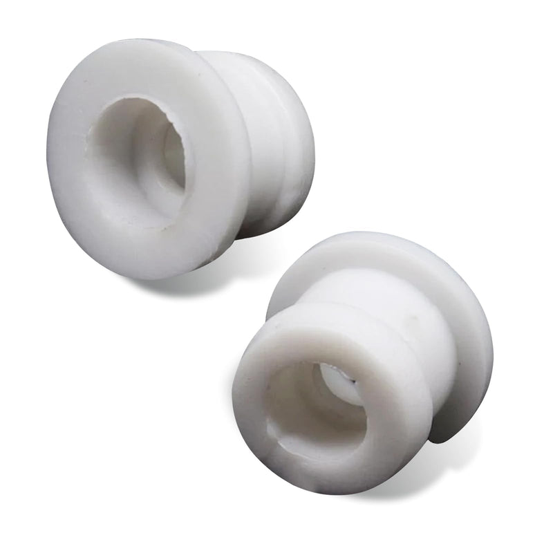 2 PCS Shifter Cable Bushing Kit, Compatible with Ford Focus MK Automatic Transmission Shift Linkage DG9Z-7K340-A (White)