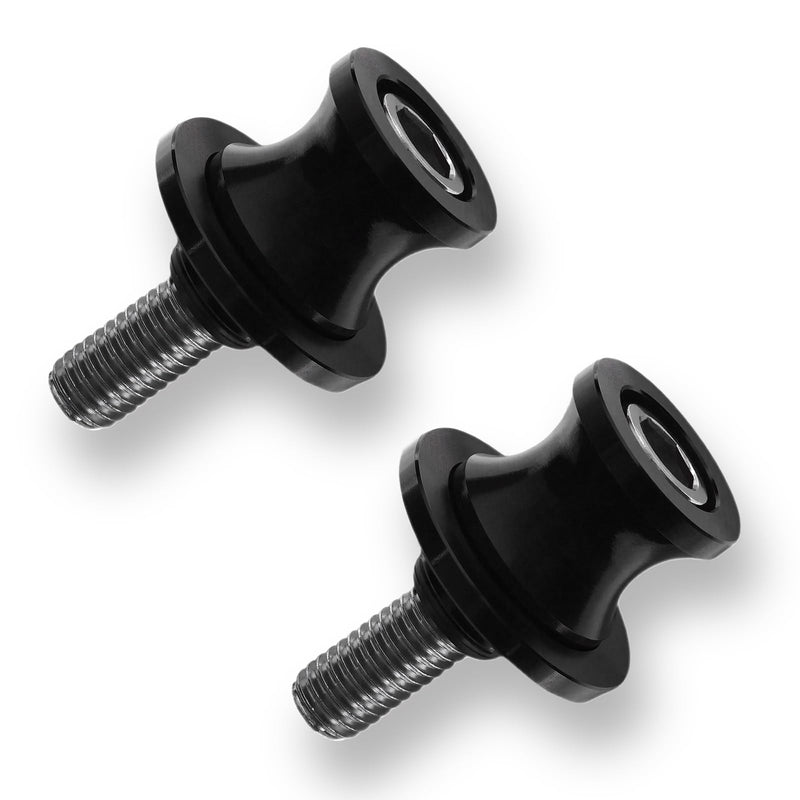 Motorcycle Swing Arm Spools M10×1.5 – CNC Aluminum Paddock Stand Sliders Fit KTM 1290 Super Duke BMW R NineT MV Agusta Ducati Monster