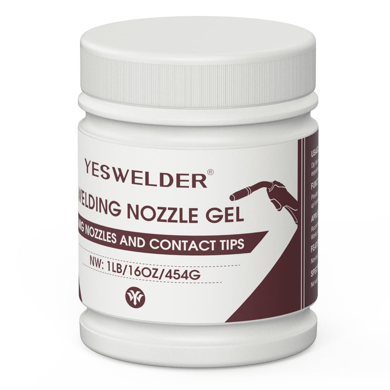 YESWELDER Welding Nozzle Gel for MIG Welding, Anti-Spatter Dip Gel for MIG Torch And Contact Tips 16 Ounces 1 Jar