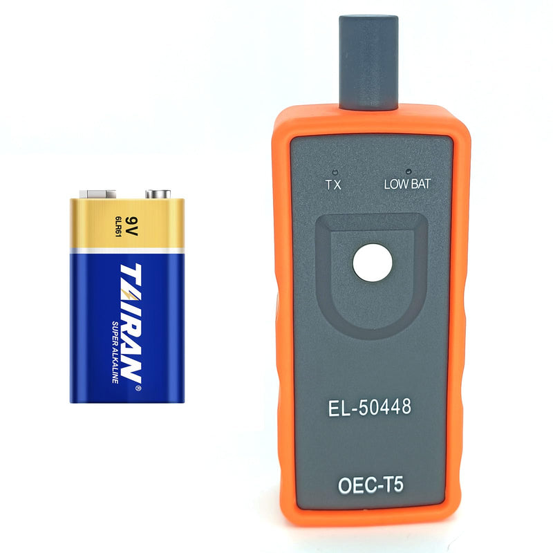 Chevy TPMS Relearn Tool with Battery GM TPMS Relearn Tool Chevy TPMS Reset Tool TPMS Programming Tool for GM Chevrolet Cadillac Buick GMC Tire Pressure Sensor Reset Tool EL 50448