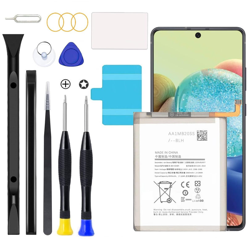 Galaxy A71 5G Battery,2026 New Upgraded Battery for Samsung Galaxy A71 5G SM-A716U with Full Remove Repair Tool Kit