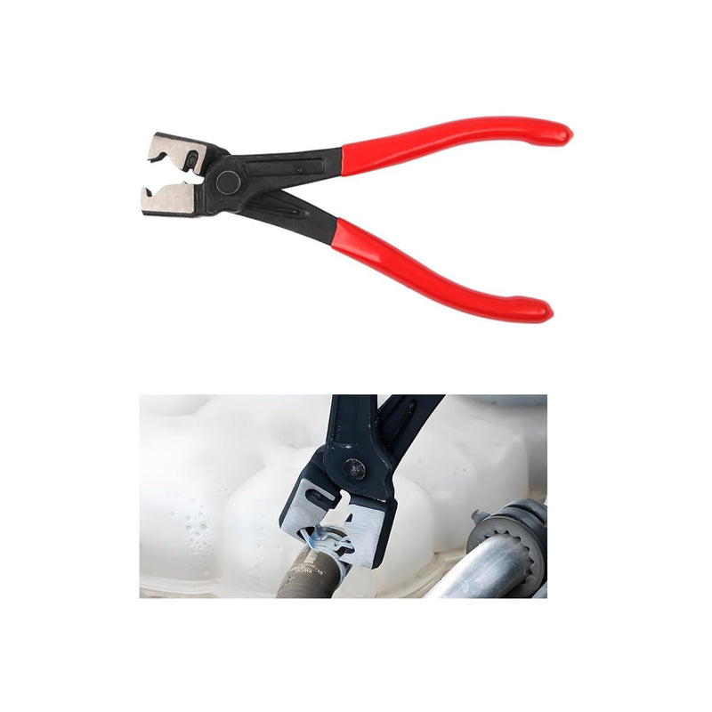 Car Hose Clamp Pliers, Steel Clic & Clic-R Type Vehicle CV Boot Clip Repair Tools, Heavy Duty Automotive Collar Tube Removal Accessories, Universal for SUV Sedan Trucks