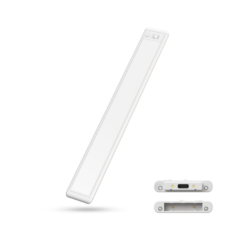 15 Inch Under Cabinet Lighting, Expandable LED Cabinet Light with Sensor Controls, Adjustable Color Temperature & Brightness, Wireless Magnetic Installation 15 Inch