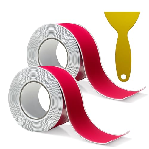 Self-Adhesive Waterproof Caulk Tape for Toilet, Tub, Kitchen, Bath 1 2 Rolls-RIF