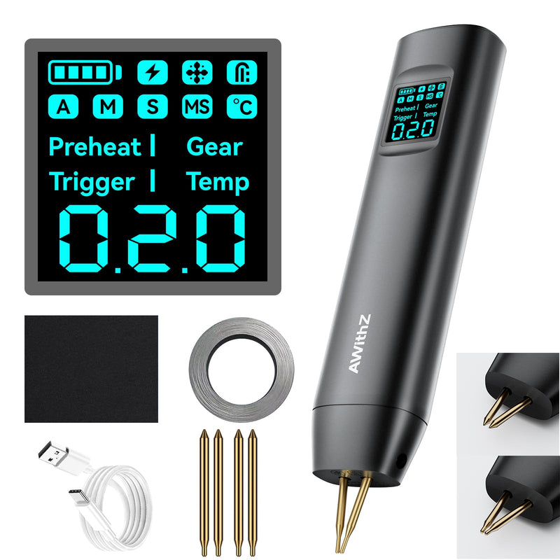 18650 Battery Spot Welder with 1.5" Digital Display 90 Adjustable Power Levels, Auto/Manual Dual Pulse Modes Professional DIY Tool for Lithium Batteries, Making Battery Packs, Solar Projects