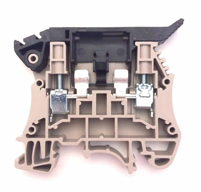 DIN Rail Terminal Blocks International Connector DK4-TF(5X20) UL Dinkle Fuse Holder 300V 16A12-24AWG (DK4-TF(5X20), 15) DK4-TF(5X20)