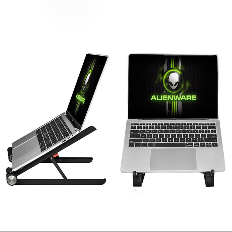 Portable Laptop Stand for Dell Alienware M18 R1 R2 18 Area 51 Gaming Laptop for Desk.Made of Reinforced Nylon,304 Stainless Steel Silicone,Provides Rock-Solid Stability for an 18 inch Laptop