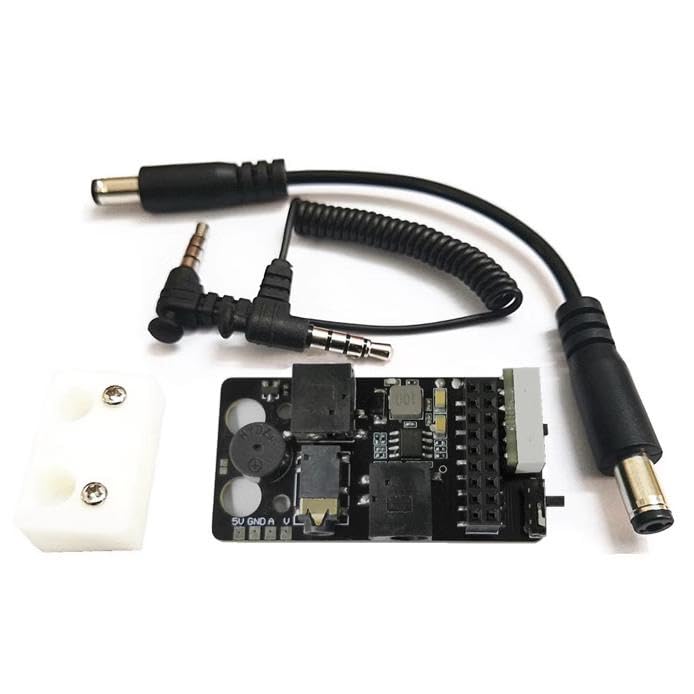 5.8G Analog to Digital FPV Receiver Module Adapter Board with Voltage Alarm Function for DJI FPV Goggles Fatshark RapidFire Furious True-D Module (V3.0 Plus)