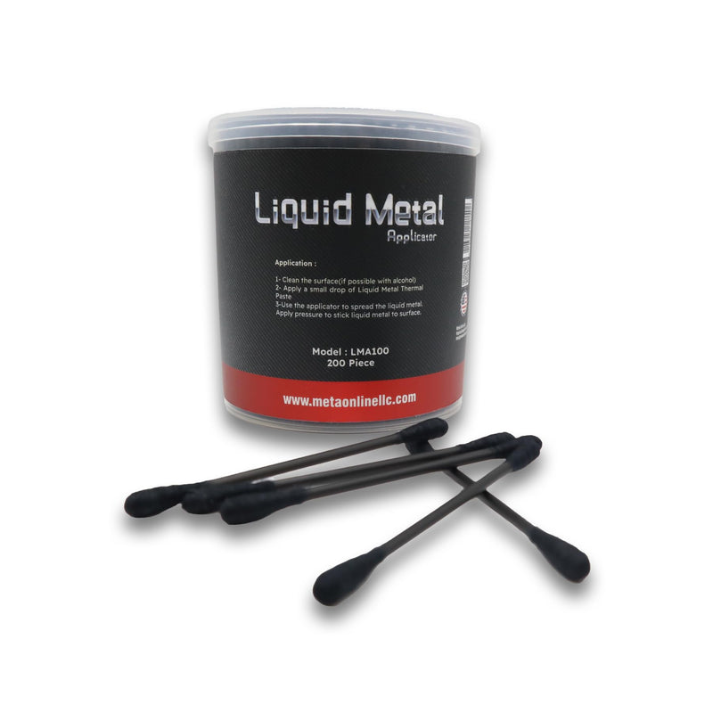Liquid Metal Applicator 200 Pieces - Easy Spreadability - for All Devices PS5, Xbox, CPU, GPU