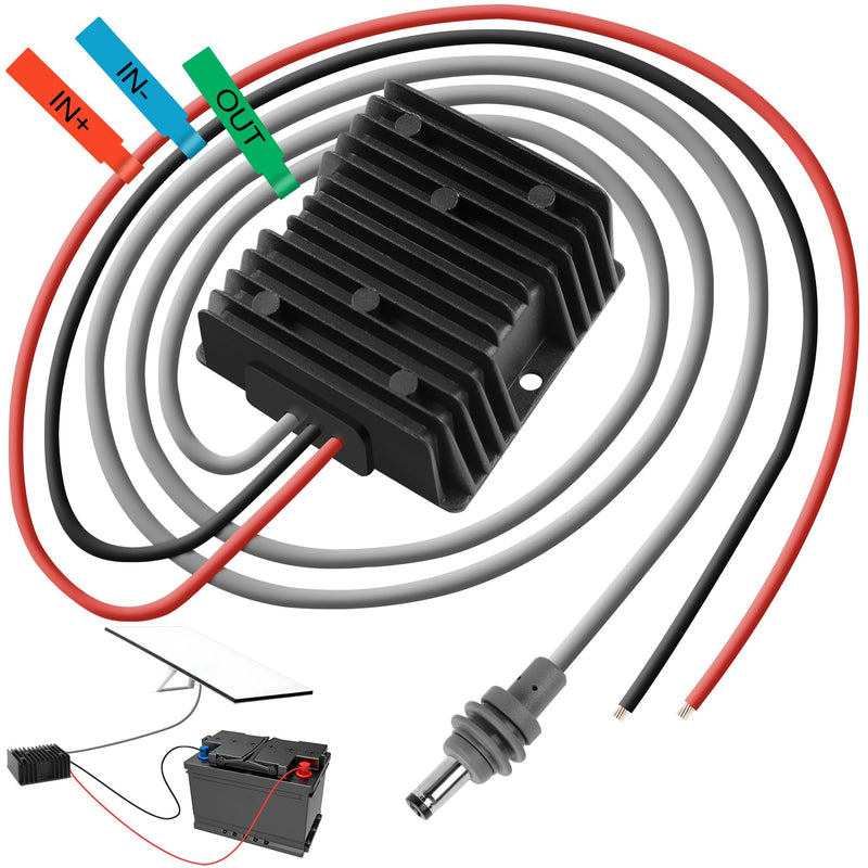 Starlink Gen3 Accessories 12V/24V to 57V 4.5A Step-Up Converter with DC Male Plug Cable,starlink Gen3 Power Supply 10-30V Wide Input for Router Boost Converter RV/Off-Grid/Marine IP67 Waterproof