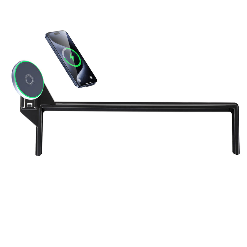 Car Phone Holder for 2023-2025 Land Rover Range Rover/Sport Accessories | 13.1-in Screen Clip-On MagSafe 15W Fast Wireless Charger Cell Phone Mount, 3D Fit Navigation 360° Rotatable Cradle Magsafe+ Wireless Charger