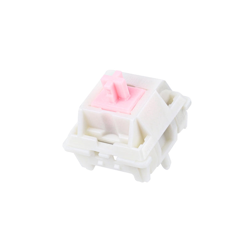 EPOMAKER Roseveil Silent Keyboard Switch for Mechanical Gaming Keyboard, 30PCS, 5-pin, 32gf, Pre-Lubed, Linear Silent, PC Case, LY Stem, Compatible with MX Keycaps (Roseveil Silent)