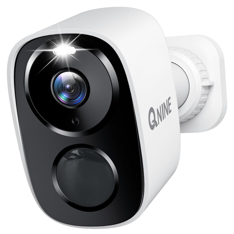 Wireless Outdoor Security Camera, 2K Battery Powered 5GHz WiFi, 2-Way Audio, PIR Motion Detection, Color Night Vision, IP66 Waterproof, TF/Cloud Storage (up to 256G), Alexa Compatible
