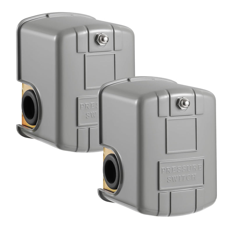 Well Pressure Switch 40/60 PSI for Well Pump, Automatic On/Off Water Pump Pressure Switch with Adjustable Differential, 1/4" NPT Connection for Residential Water Systems, Irrigation and RV
