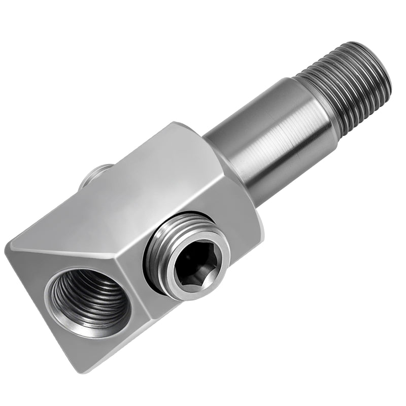 Oil Pressure Sensor Thread Adapter, 1/8-27 NPT Port Plugs for Chevy/GM Small Block Engines