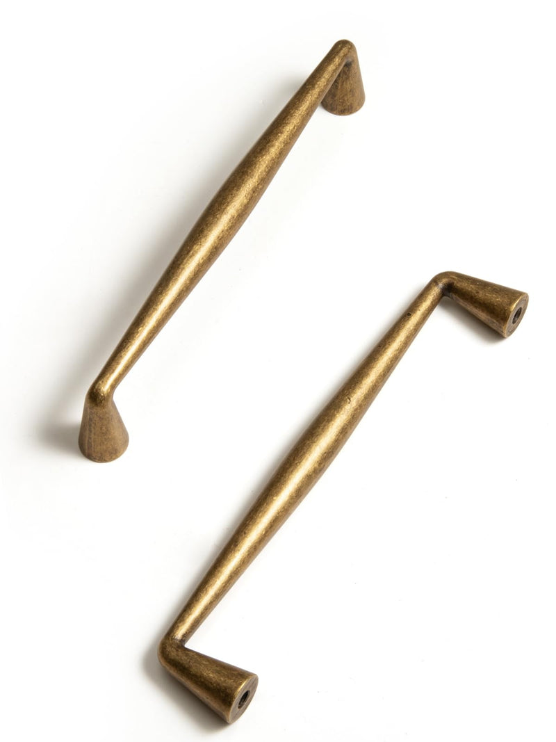 Antique Brass Zinc Alloy Cabinet Pulls - 5"(128mm) Hole Center Classic Vintage Drawer Handles,Kitchen Cupboard Bathroom Dresser Cabinet Hardware (5, Antique Brass, 5"(128mm) Hole Centers) 5"(128mm)Hole Centers