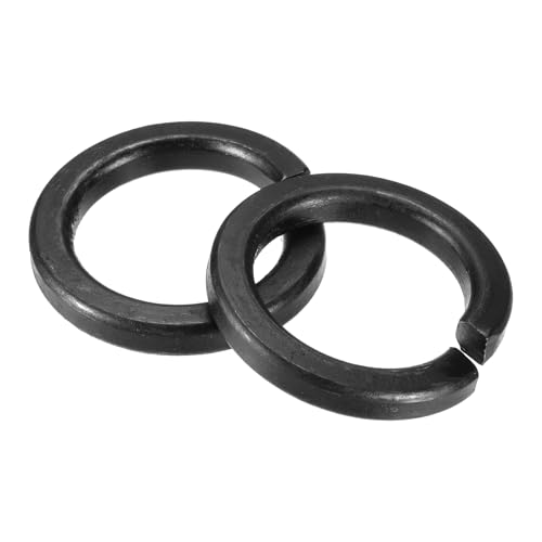 uxcell 20 Pcs M24 Split Lock Washers, Carbon Steel Spring Lock Washer 24.73mm ID 36.8mm OD 5.93mm Thick for Screws Bolts Fasteners