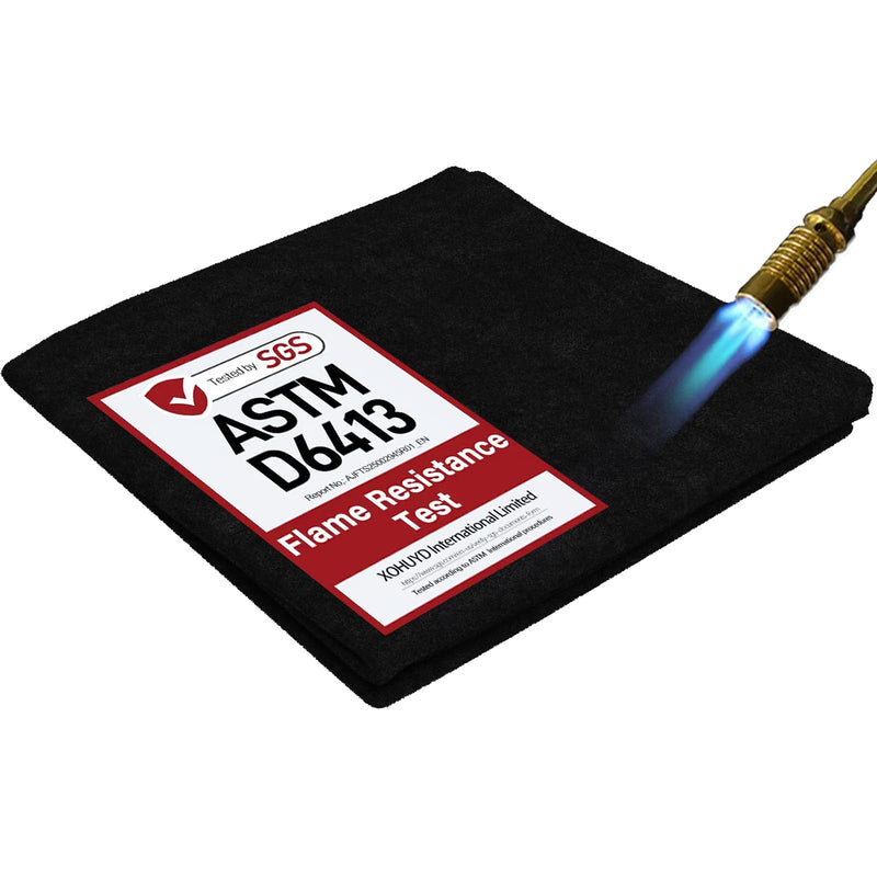 Large 40x40Inch Welding Blanket Pad Fireproof Flame Retardant Fabric for Stove Wick | 5mm Thick Carbon Felt Heat Resistant Mat for Industrial, Smoker, Soldering, Firepit, Grill & Welding Applications 40x40'' 1 PCS