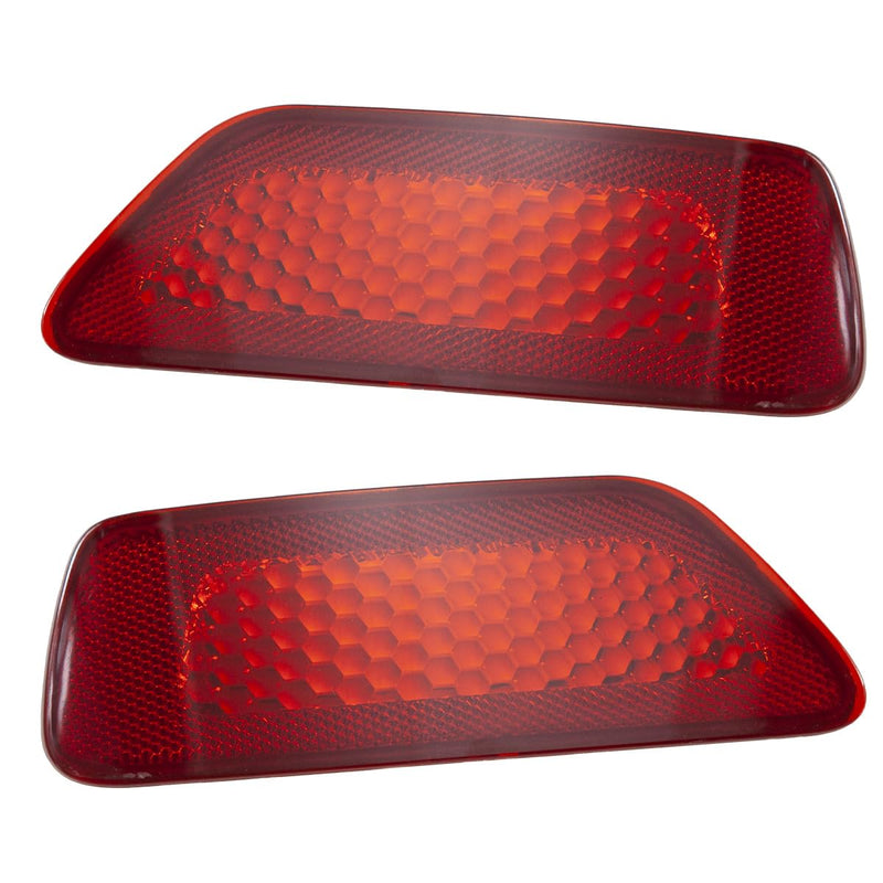 RLB-HILON Rear Bumper Reflector Compatible with Jeep Grand Cherokee 2011-2021, for Dodge Journey 2011-2020, for Compass 2011-2017, Driver and Passenger Side