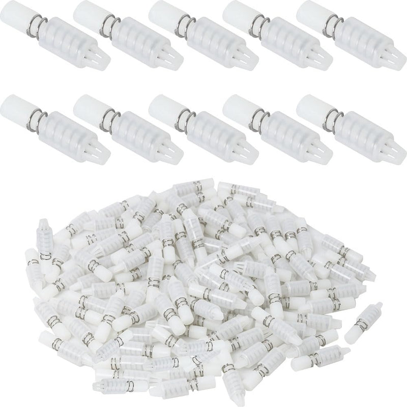 100PCS White Fan Cooler Plastic Spring Rivet Fastener 22mm Length Heatsink Push Mounting Screws