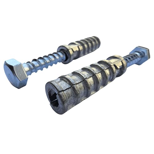 SANTIE 5/16 in. x 1-1/4 in. Zinc Alloy Short Lag Shields Anchor (5/16" SHORT) - 20 PC